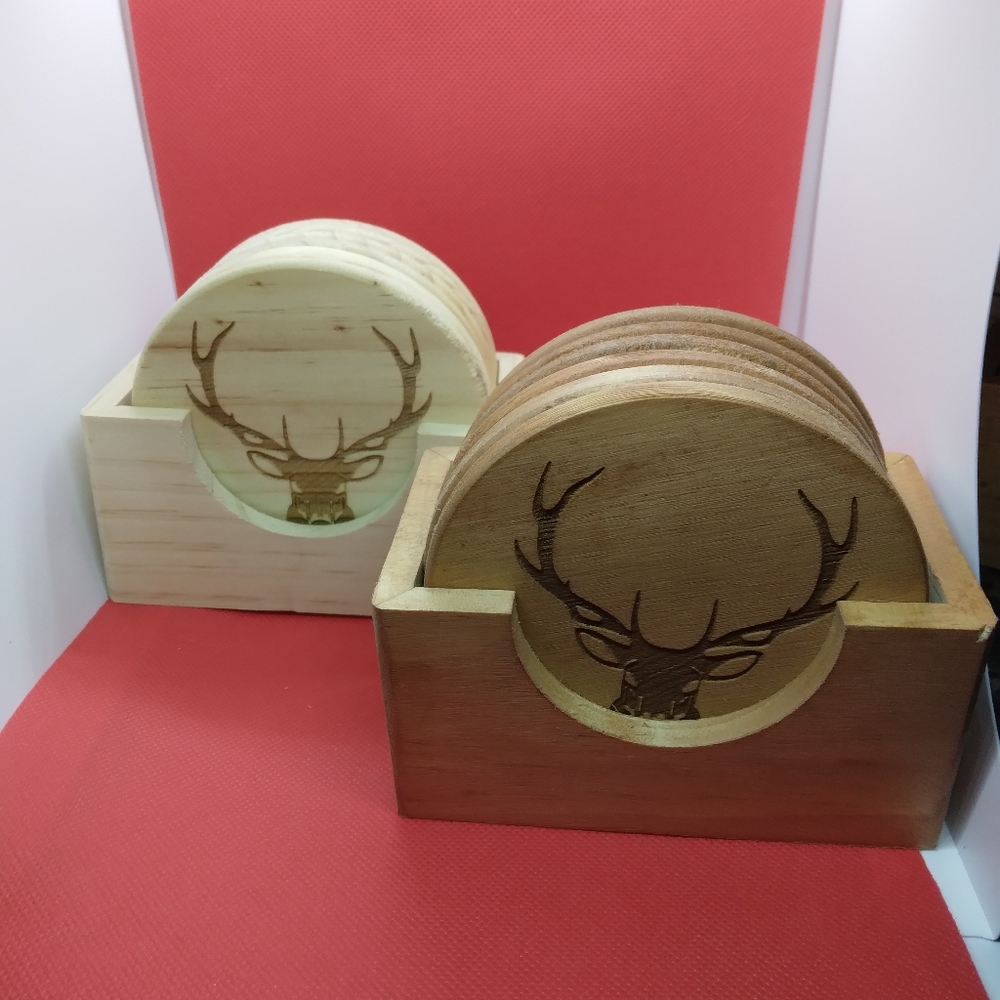 Laser Engraved coasters